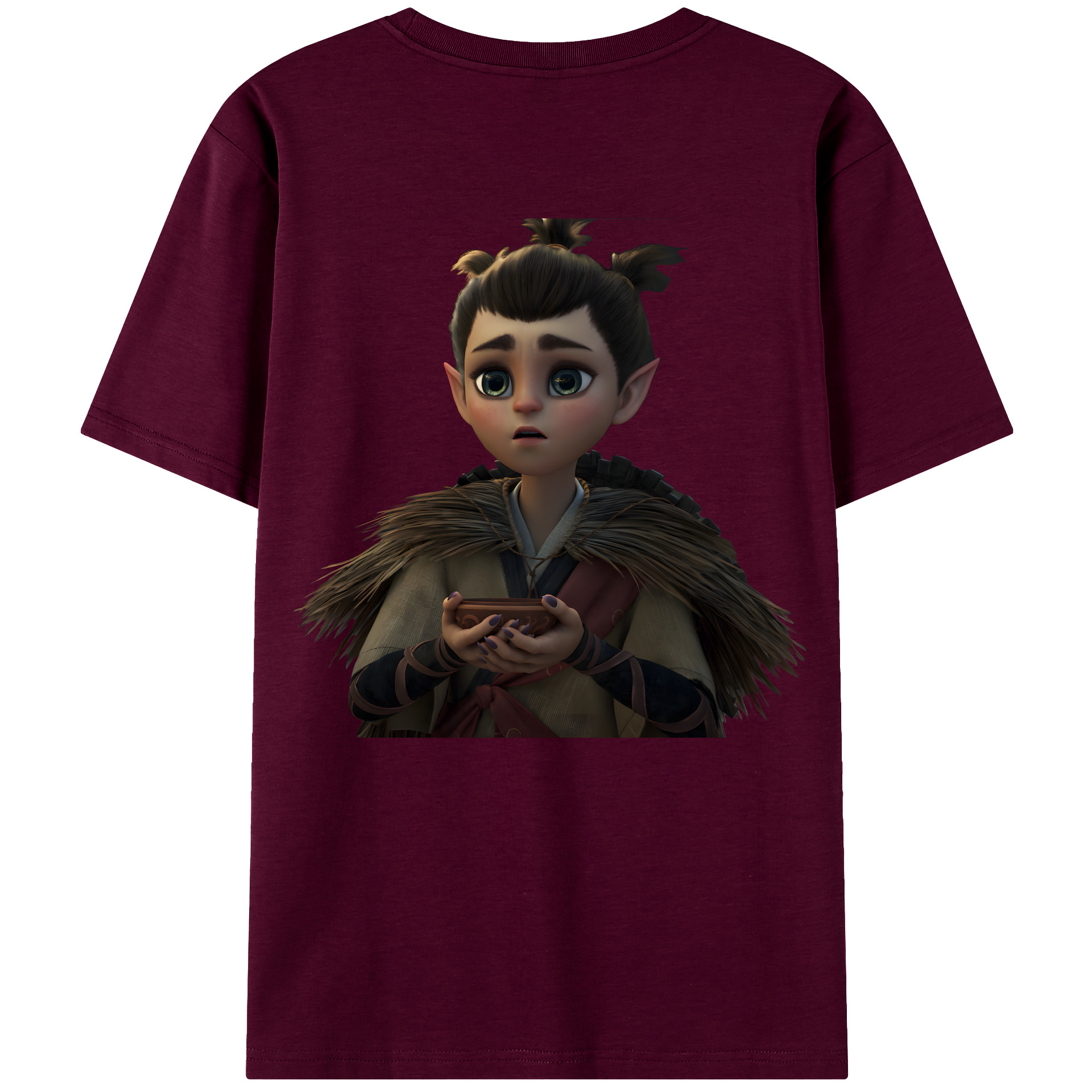 （画像用） Ne Zha 2 ナタ 魔童の大暴れ レディース半袖Tシャツ(バックプリント)